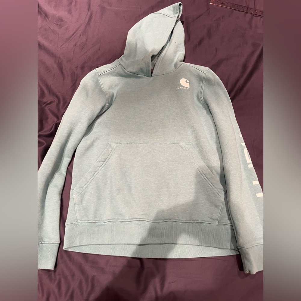 Carhartt Teal Hoodie for girls